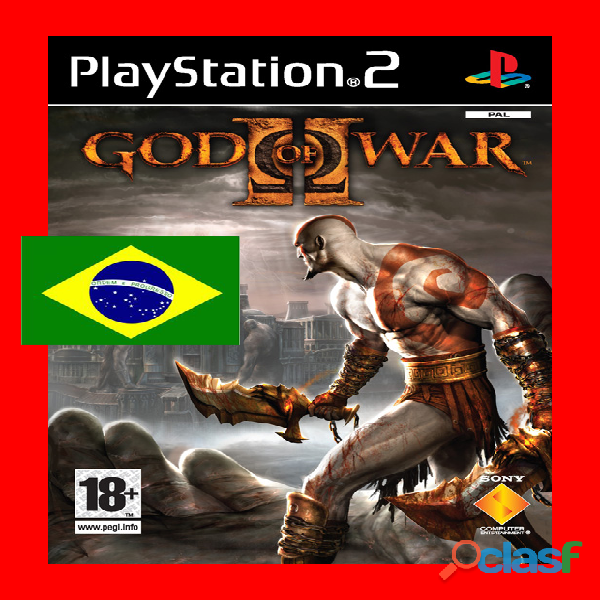 God Of War 2 Dublado PT BR PS2 (gravado Em Dvd 8,5 Gb)