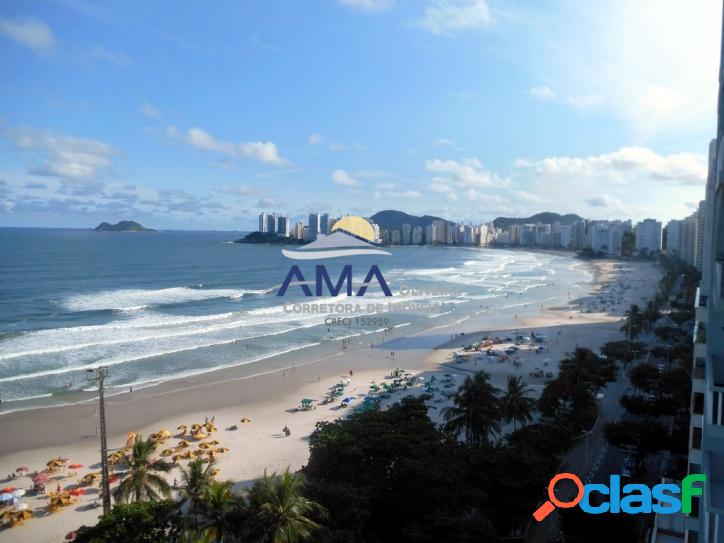 Apartamento 3 dormitórios Frente ao Mar Pitangueiras!