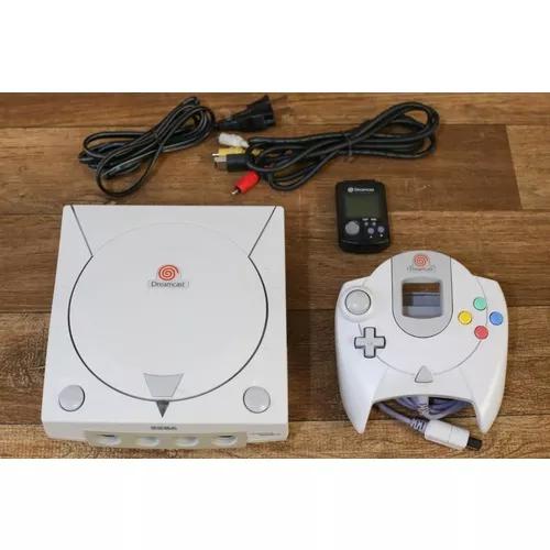 Dreamcast + 11 Jogos Classicos + Vmu + Controle + Cabo A/v