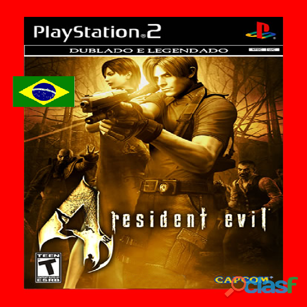 Resident Evil 4 Dublado PT BR Ps2