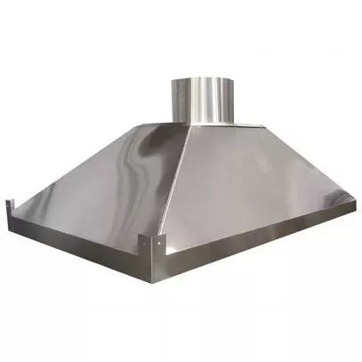 Coifa Industrial Aço Inox 1,20 X 1,0 X 0,40 C/duto E