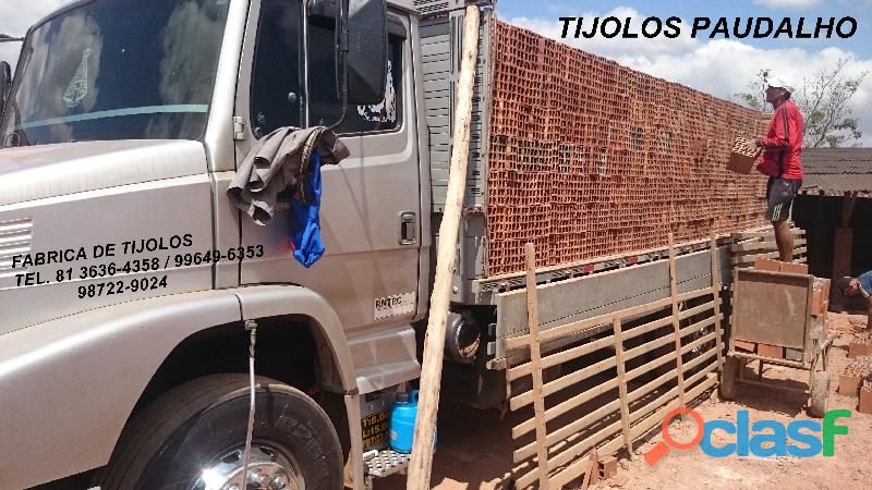 tijolos direto da ceramica para jaboatão pe.