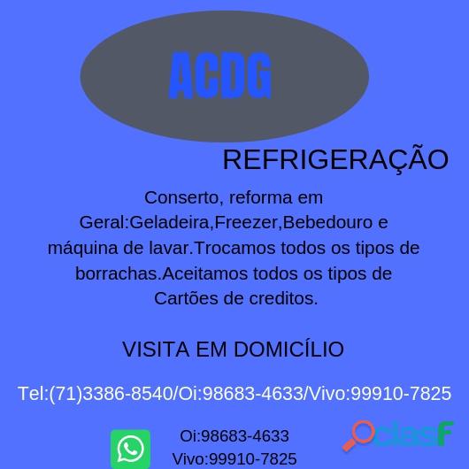 Acdg Refrigeração conserto de geladeira e etc...Bahia