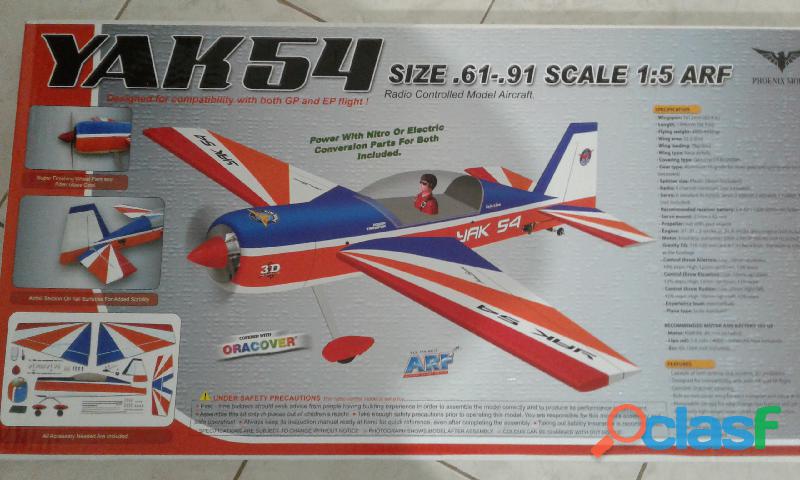 Aeromodelo Yak54 Phoenix model na caixa!