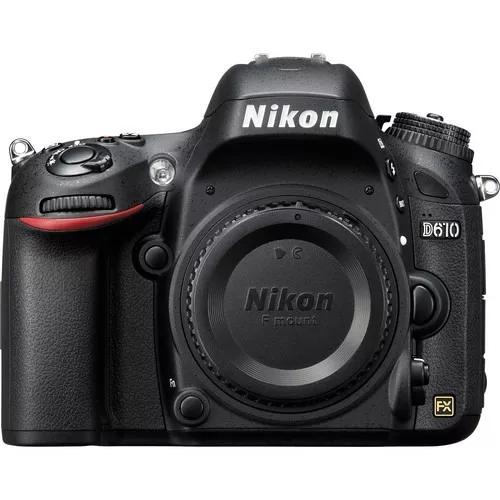 Câmera Nikon D610 Corpo Nova Com 1 Ano De Garantia + Nfe