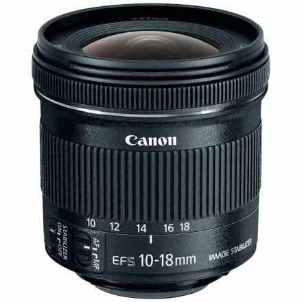 Lente Canon 10-18mm F/4.5-5.6 Is Stm