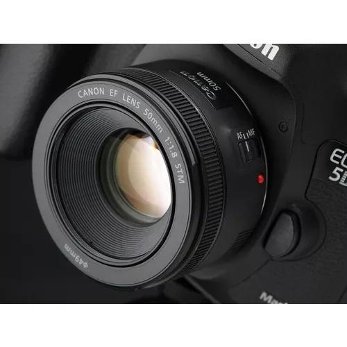 Lente Canon 50mm 1.8 Stm 1 Ano De Garantia+ Nf-e+ Parasol