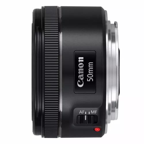 Lente Canon Ef 50mm F/1.8 Stm Com Motor De Auto-foco