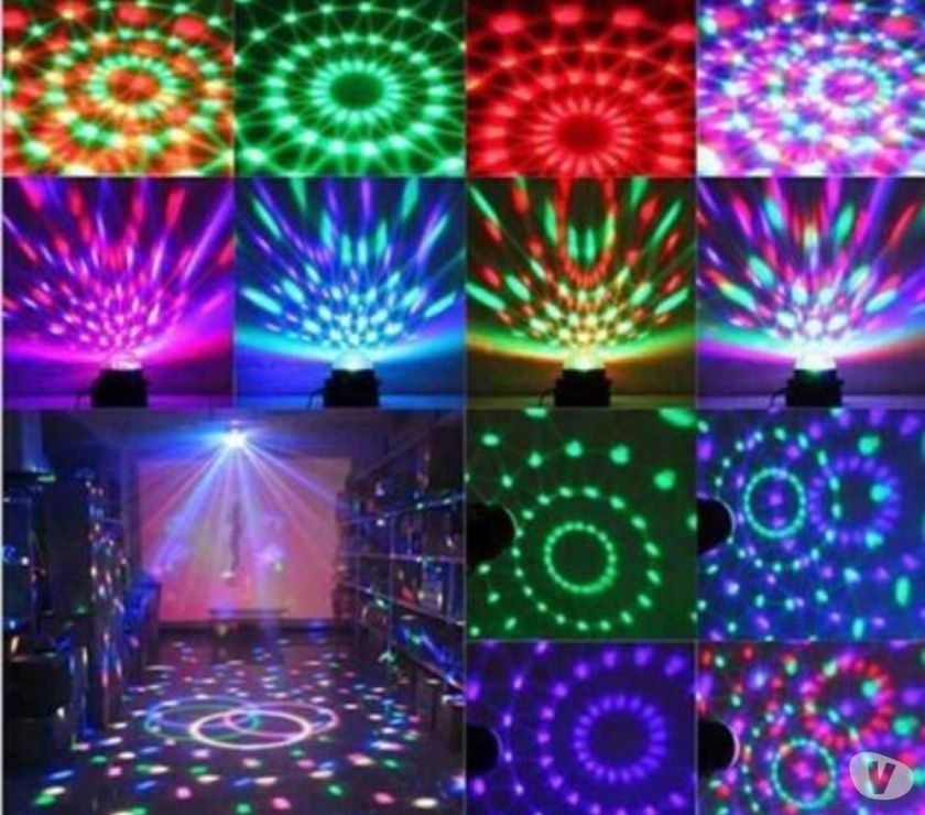 Bola Maluca Led Rgb Holografico 20w Dmx 8ch Globo