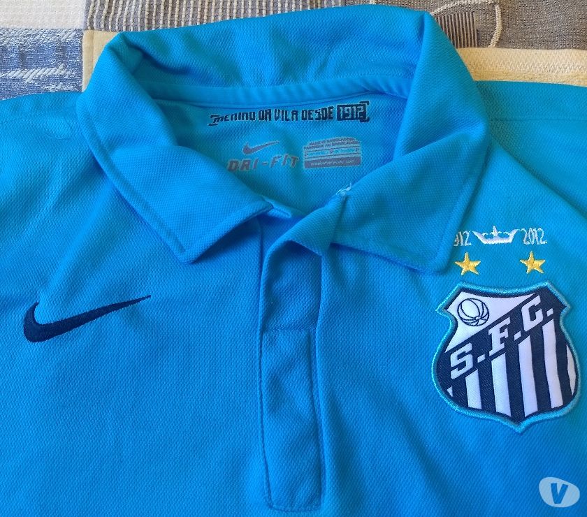 Camisa de futebol Santos Centenário Azul