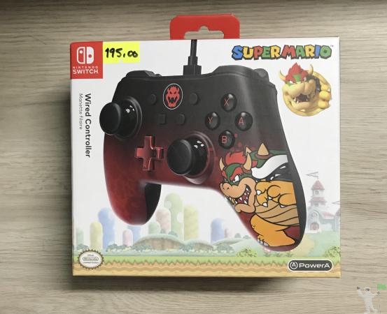 Controle Wired Super Mario Bowser - Nintendo Switch