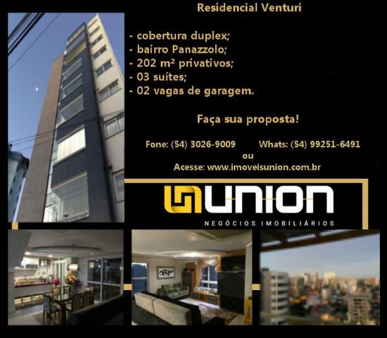 Oferta Union Imóveis! Cobertura duplex com 202 m²