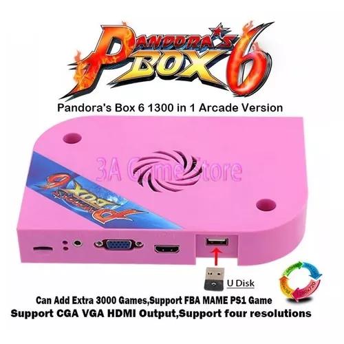 Pandora Box 6 Original 1300 Jogos + Cabo Jamma Mk 1-2-3-4