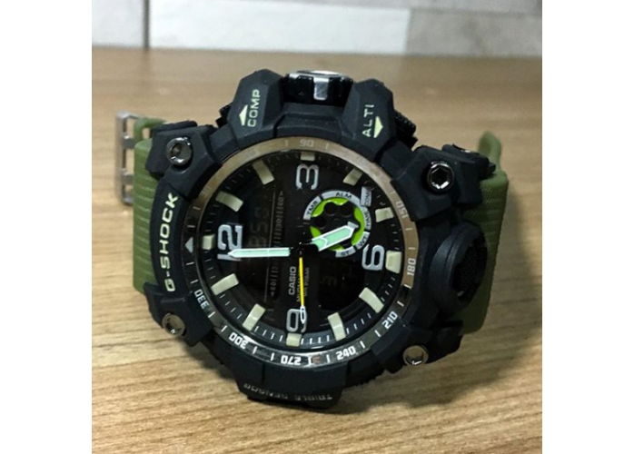 Relógio G Shock Mund Master Preto/Verde Exército