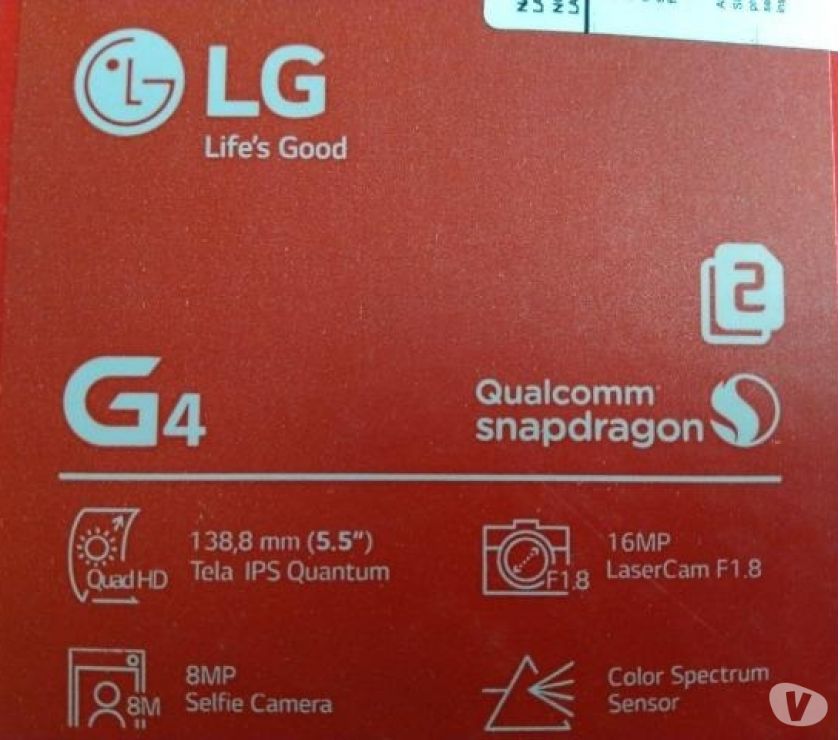 Smartphone LG G4 32Gb Dual chip branco top de linha