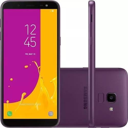 Celular Samsung J6 Galaxy Violeta 32gb Tela 5.6'' Tv Digital