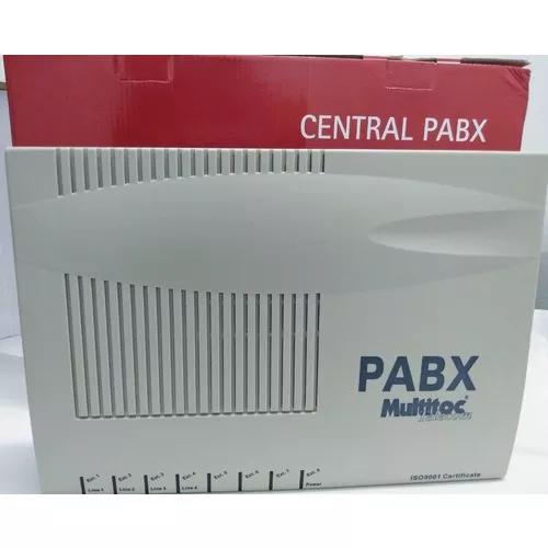 Central Pabx 4 Linhas E 8 Ramais 408 Multitoc