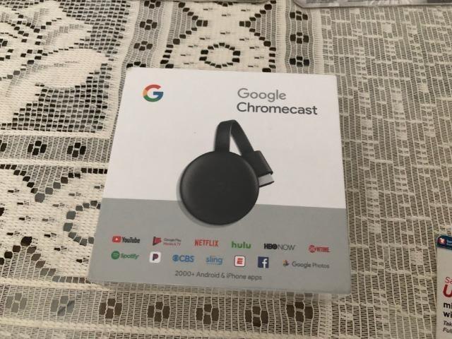 Chromecast 3 lacrado, lançamento da google