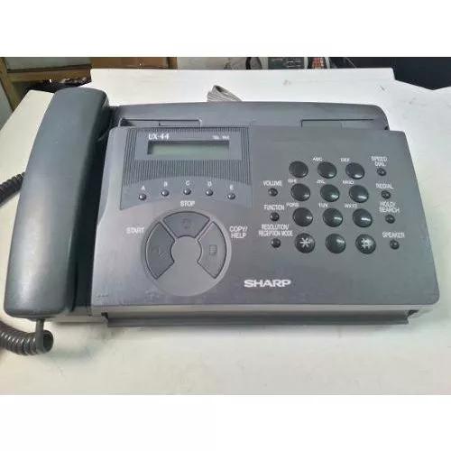 Fax/tel Secretaria Eletronica Sharp Fo 90a-viva Voz E Corte