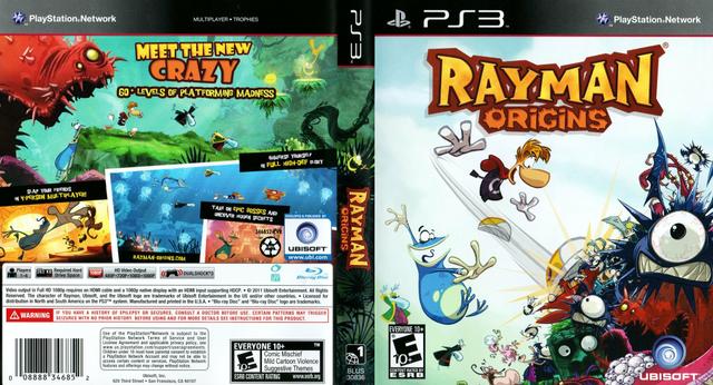 Jogo ps3 Rayman Origins