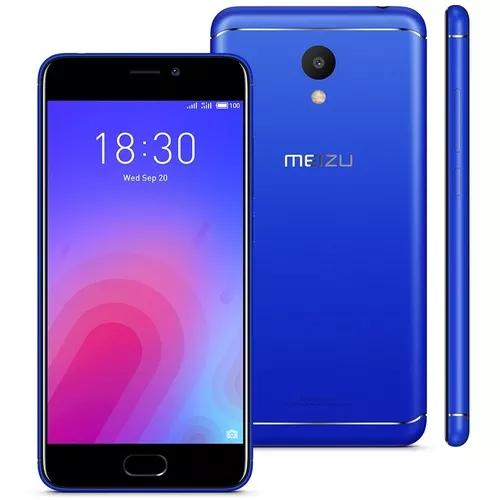 Smartphone Meizu M6 Azul, Tela 5,2, 3gb Ram, 32gb, Dual Sim