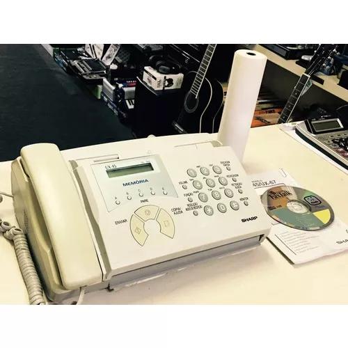 Telefone Fax Sharp Ux-45 + Rolo De Papel - Loja Jarbas Inst.