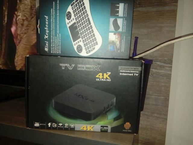 Tv box mxq 9 com mini teclado