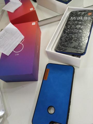 Xiaomi mi 8 lite azul 64gb zero com garantia de 6 meses
