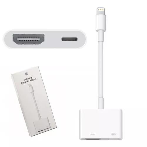 Adaptador Chromecast Iphone 6 7 8 Tv Hdmi Ipad Cabo