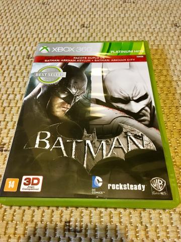 Batman Xbox 360 (duplo: Arkham City e Arkham Asylum)