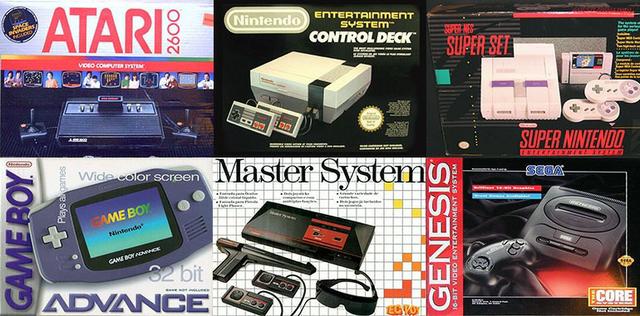 C.o.m.p.r.o. jogos e consoles da Nintendo, Sega e Atari