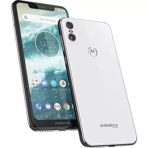 Celular Motorola One Branco 64gb 4gb Ram Tela De 5.9