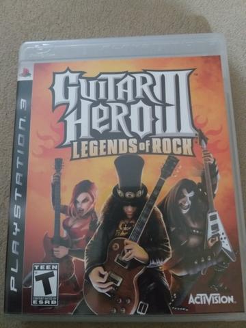 Jogo Guitar Hero III para PS3