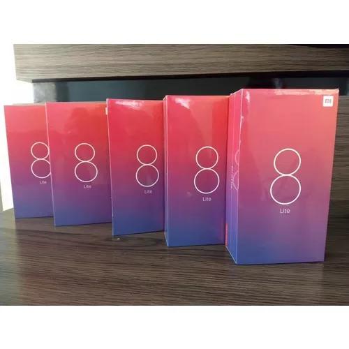 Kit Xiaomi Mi 8 Lite 4/64gb Dual Chip 4g+capa+pelicula(brind