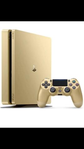 PS4 GOLD 1Tera + 1 Jogo Midia Física