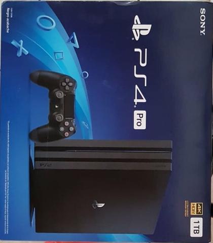 Ps4 pro 1tb b americano novo na caixa ate 12x no cartão