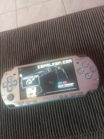Vendo PSP com diversos jogos e emulador de SNES