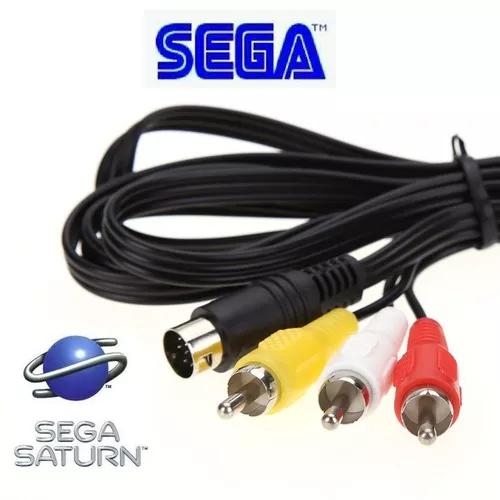 Cabo Av Sega - Escolha Mega Drive Ou Saturno