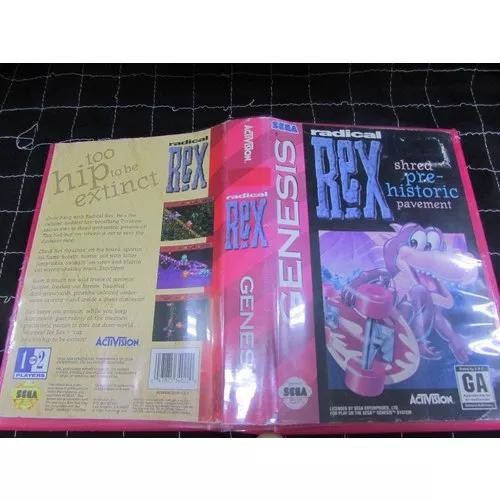 Cartucho Para Sega Genesis, Radical Rex Shred Pre Historic P