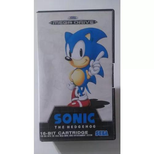 Cartucho Sonic Vídeo Game Mega Drive Original Com Capa