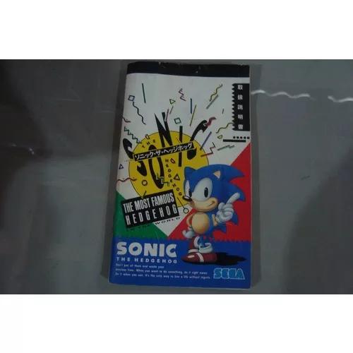 Dj= Mega Drive Sonic The Hedgehoc / Manual