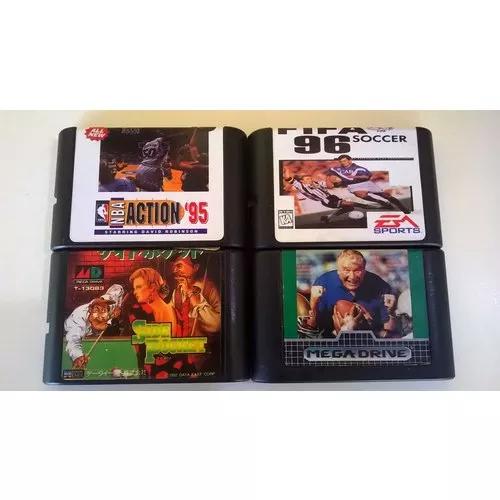 Jogos Mega Drive 3. Combo Com 4 Jogos