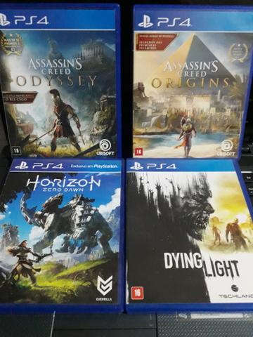 Jogos ps4 semi novos!! venda.