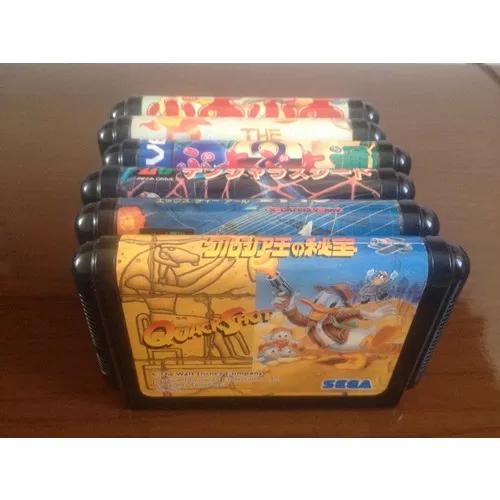 Lote De Cartuchos Originais Japoneses Mega Drive.
