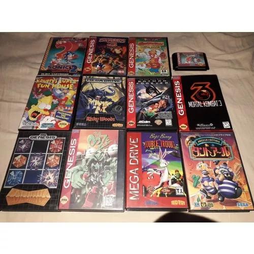 Lote De Jogos De Mega Drive