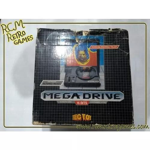 Mega Drive 1 Altered Com Caixa E Manual, 2 Controles E Jogo