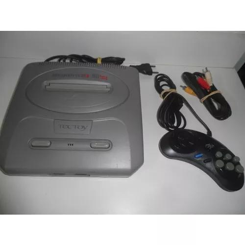 Mega Drive 3 Com 60 Jogos Na M