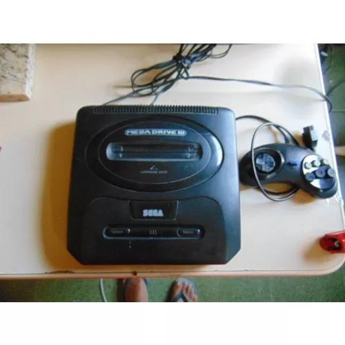 Mega Drive 3 Com Entrada Para Sega Cd + 1 Controle