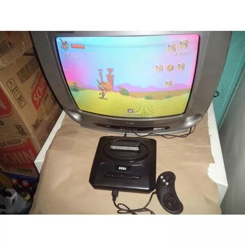 Mega Drive3 Sega Com 1fita De Loney Tunes