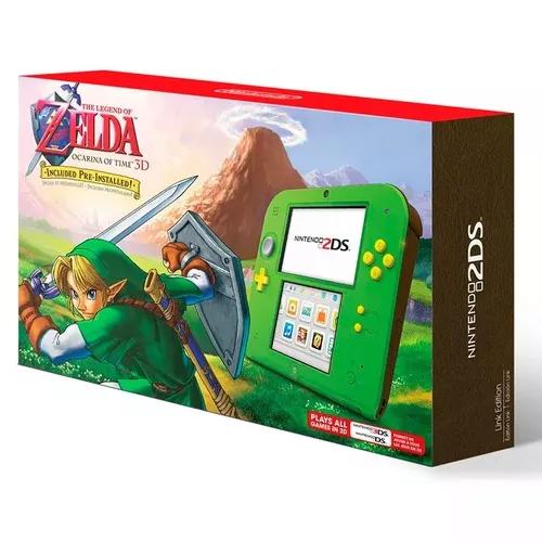 Nintendo 2ds Edição Zelda Ocarina Of Time 3d Verde Green